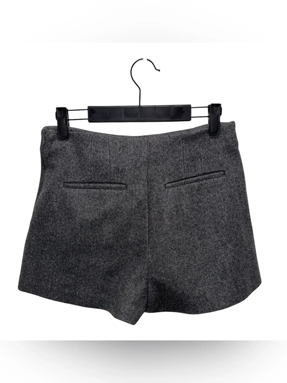 Elodie Nordstrom Charcoal Gray Pleated Mini Skort Small NWT Preppy Academia